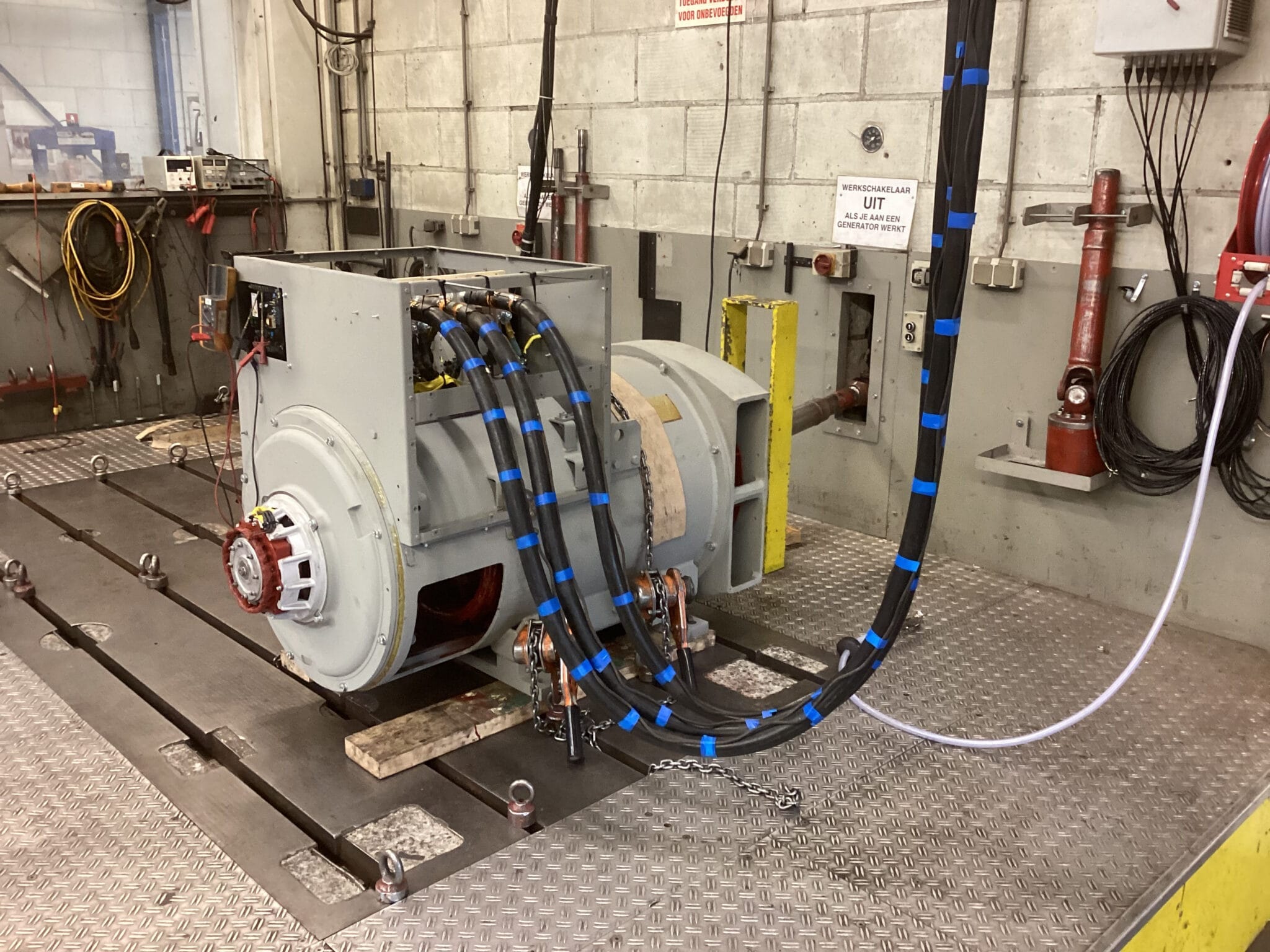 Generator Test Stand Generator Testing and Classification - How we test our generators